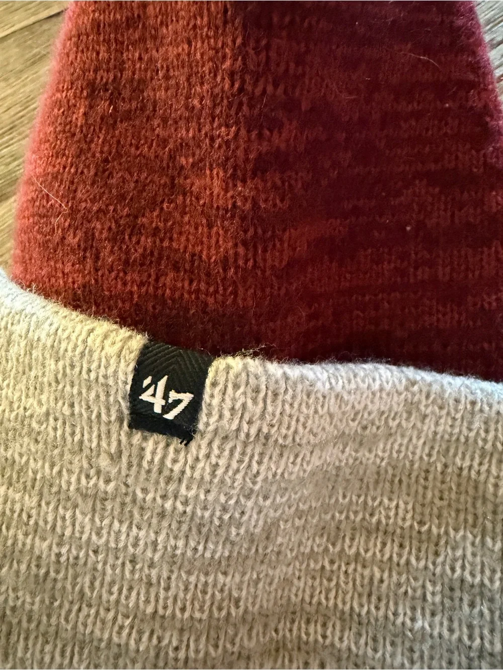 ’47 Brand Texas A&M Aggies Cuffed Knit Beanie Maroon Gray NCAA Hat